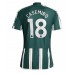 Billige Manchester United Casemiro #18 Udebane Fodboldtrøjer 2023-24 Kortærmet